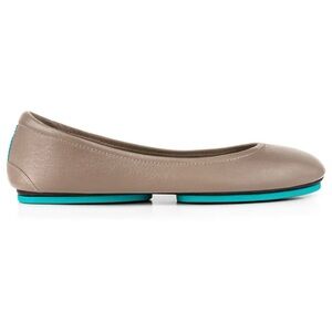 Tieks Taupe Leather Flats